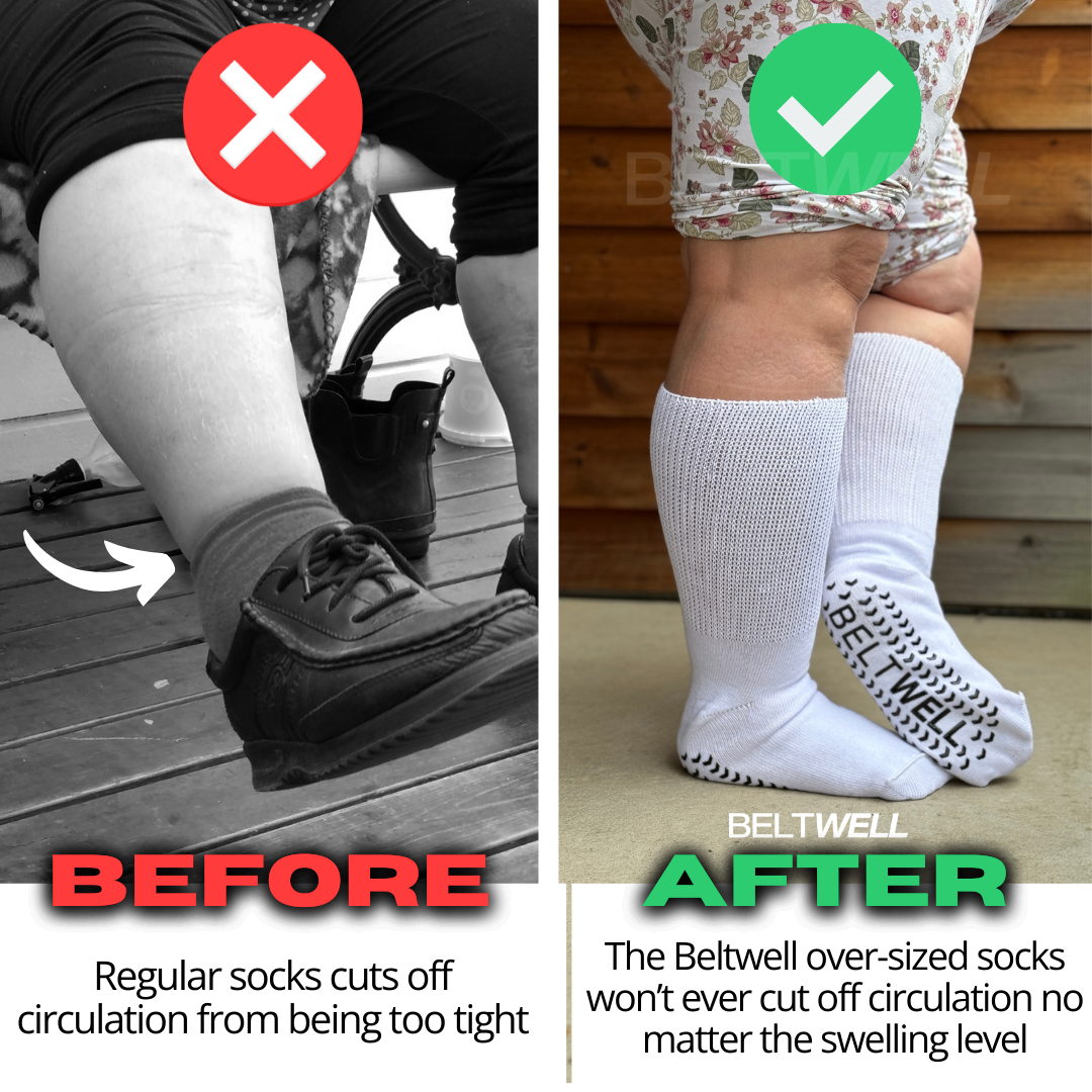 20 Pack - Oversized Circulation Socks