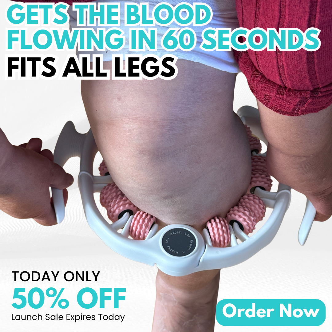 LymfoRoller™ -The New Circulation Leg Massage Roller For Swelling, Heaviness, & Pain