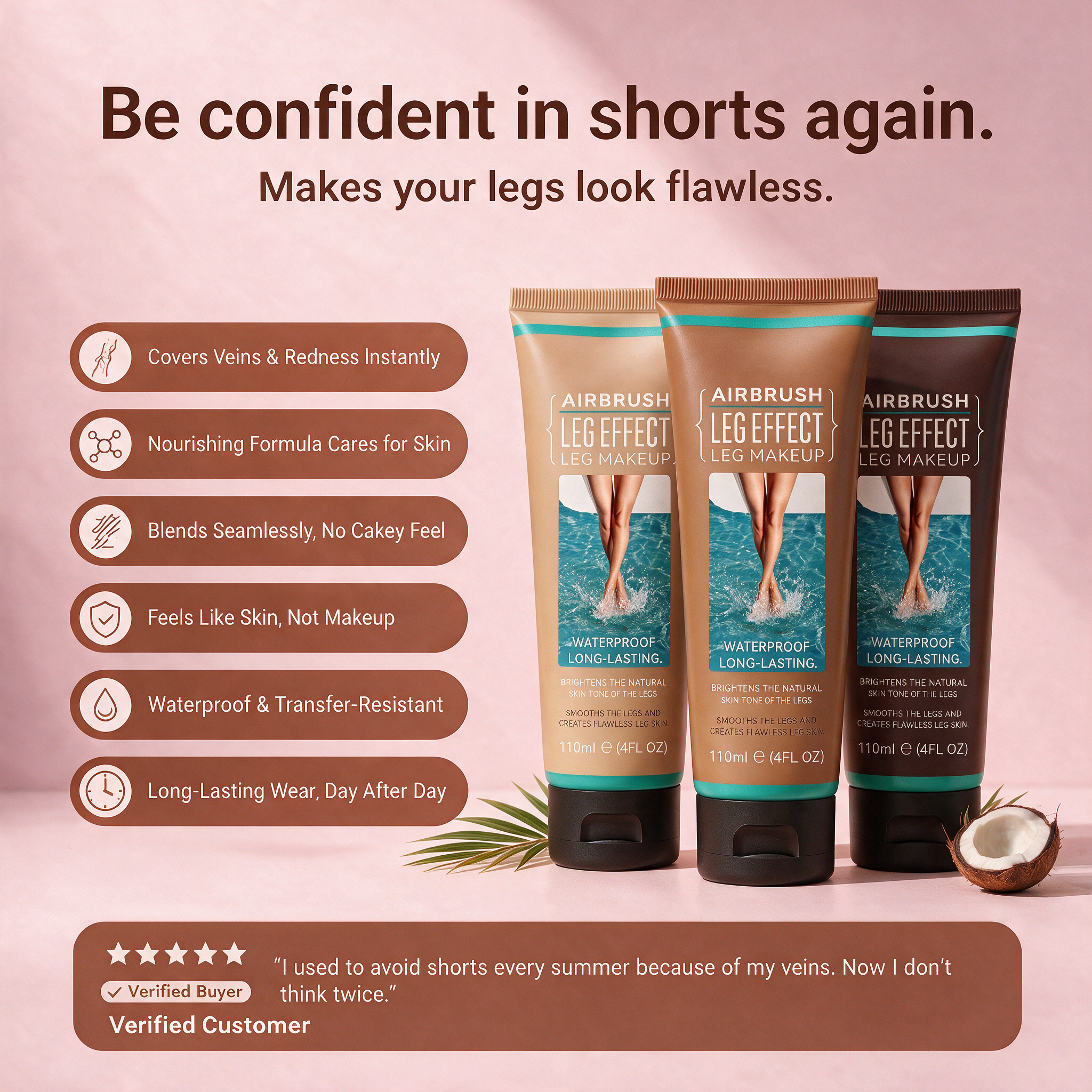 Leg Coverage Perfector Makeup For Flawlessly Even Skin