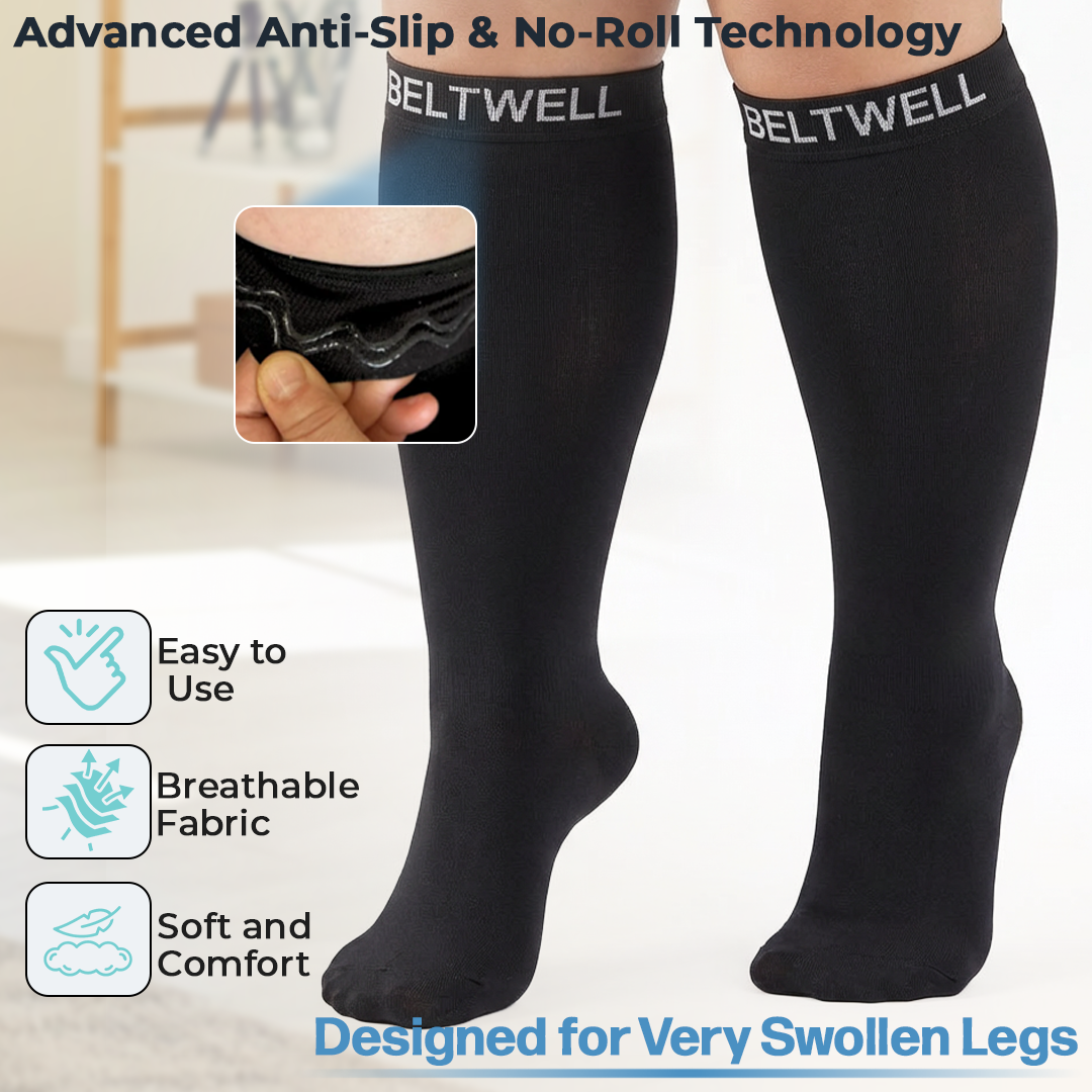 Beltwell® The Original Extra Wide Compression Socks