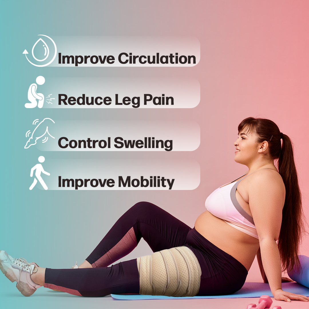 Beltwell® Wide Thigh Compression Wrap